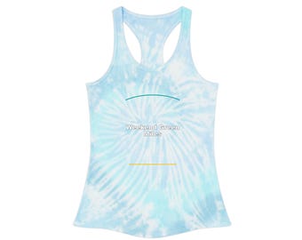 Camiseta sin mangas "Millas Verdes de Fin de Semana" / camiseta sin mangas para viajeros ecológicos / camiseta sin mangas ecológica