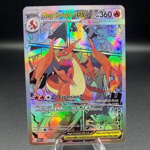 mega charizard ex gx pokemon orica proxy card X Credit Card Credit Card Skin – Anime Town Creations crisp corners and unblemished edges outside of a few slight flaws Charizard Ex Proxy - Etsy