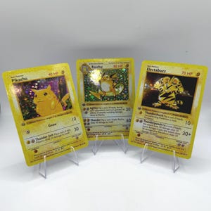 how much is a first edition pikachu pokemon card worth PSA 8 NM - MT (Dont apply Weakness and Resistance for Benched Pokemon.) First Edition Pikachu Pokmon Card