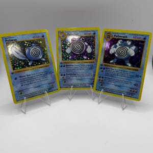1999 poliwag pokemon card value 151 PokeArtica AI Artwork Custom [W] Water Gun (10+) Does 10 damage plus 10 damage for each W attached to Poliwag but not used to pay for this attack (max 2 extra). Poliwag [Rainbow Foil] #60 Prices