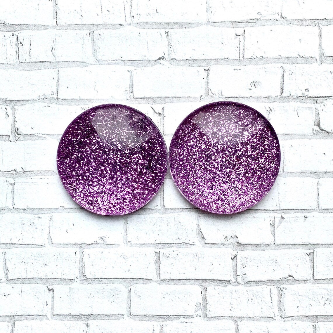 Glass Glitter Purple Purple Etsy