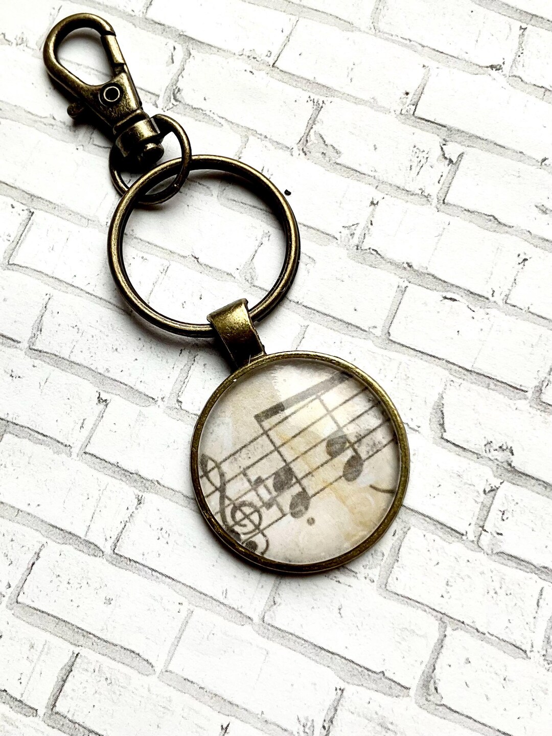 Musical Note Keychain Music Note Keychains, Purse Charms, Necklace Pendant, Music Teacher ...
