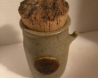 Rare Vintage Tokheim Stoneware tea jar