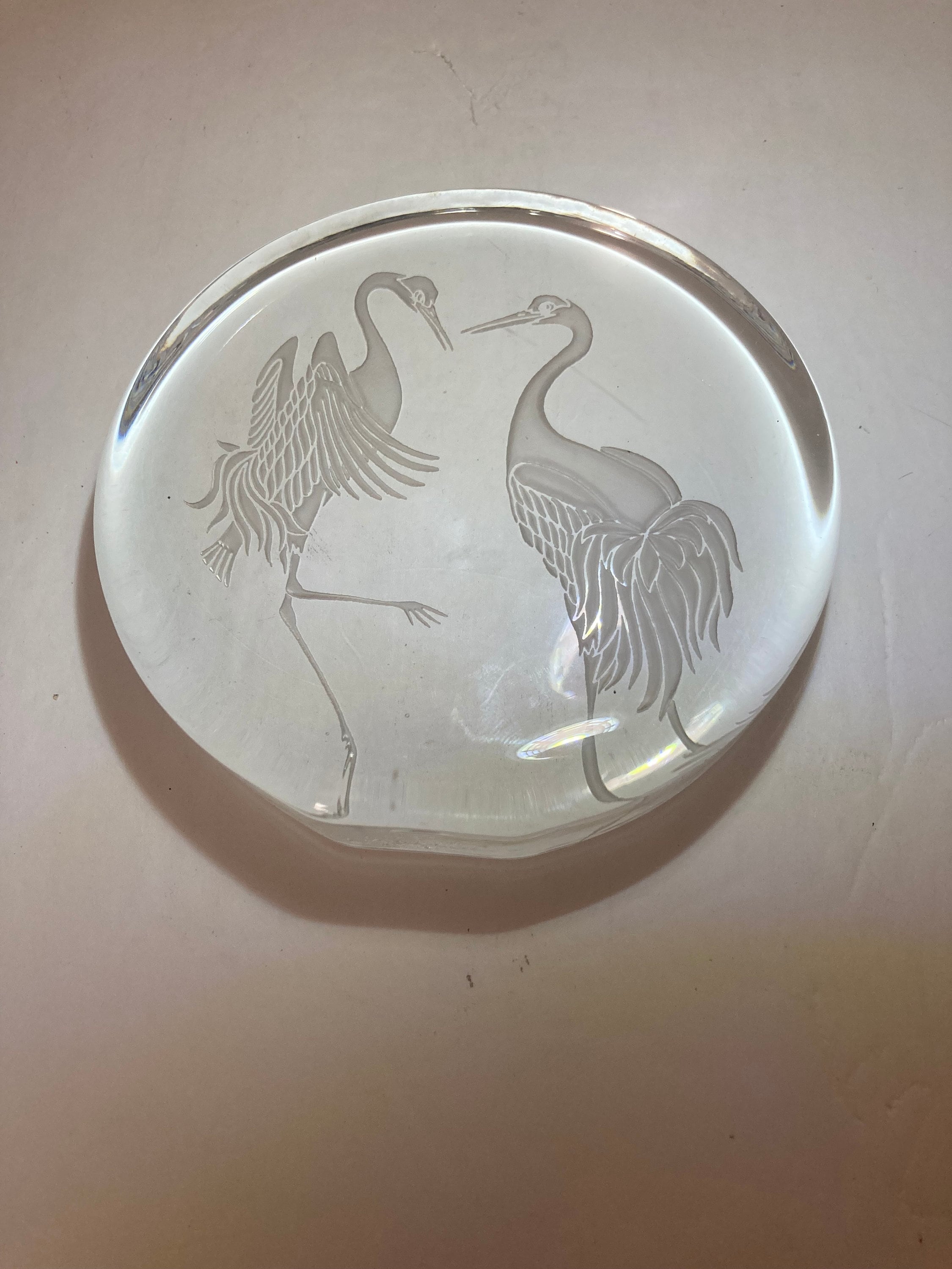 Crane Paperweight - Etsy