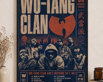 Custom Honeycomb Wu Tang Sign Killer Bees Wall Art Wu Tang Clan