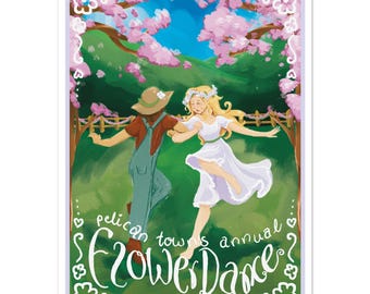 Flower Dance Festival Poster (Stardew Valley)