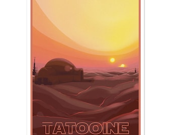 Tatooine Poster (Star Wars Episode IV)