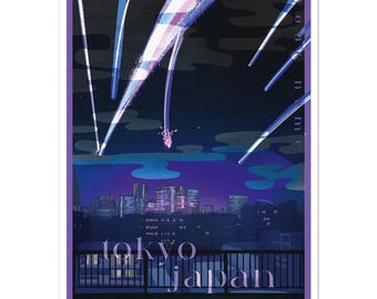 Tokyo, Japan Poster (from Your Name)