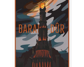 Mordor, Barad-dur Poster (Lord of the Rings)