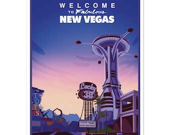 Welcome to New Vegas Poster (Fallout)