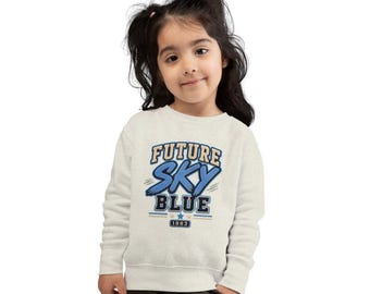 Bluza dla malucha „Future Sky Blue”: wygodna mieszanka bawełny