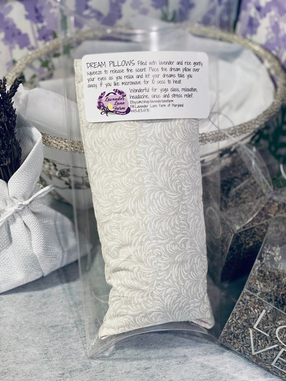 Yoga dream Pillow Lavender Relaxation Pillow 100 Cotton and Our Own Locally Grown Lavender Etsy