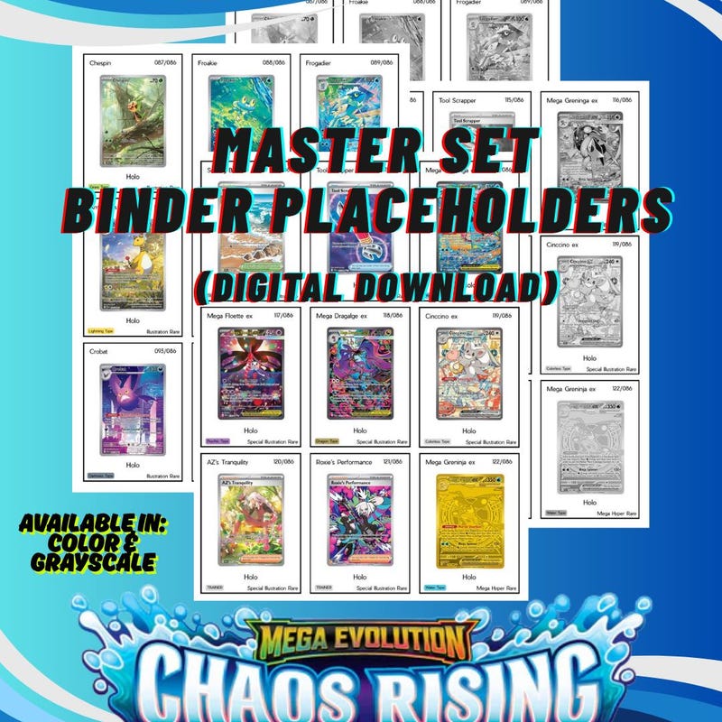 Chaos Rising Binder - Etsy