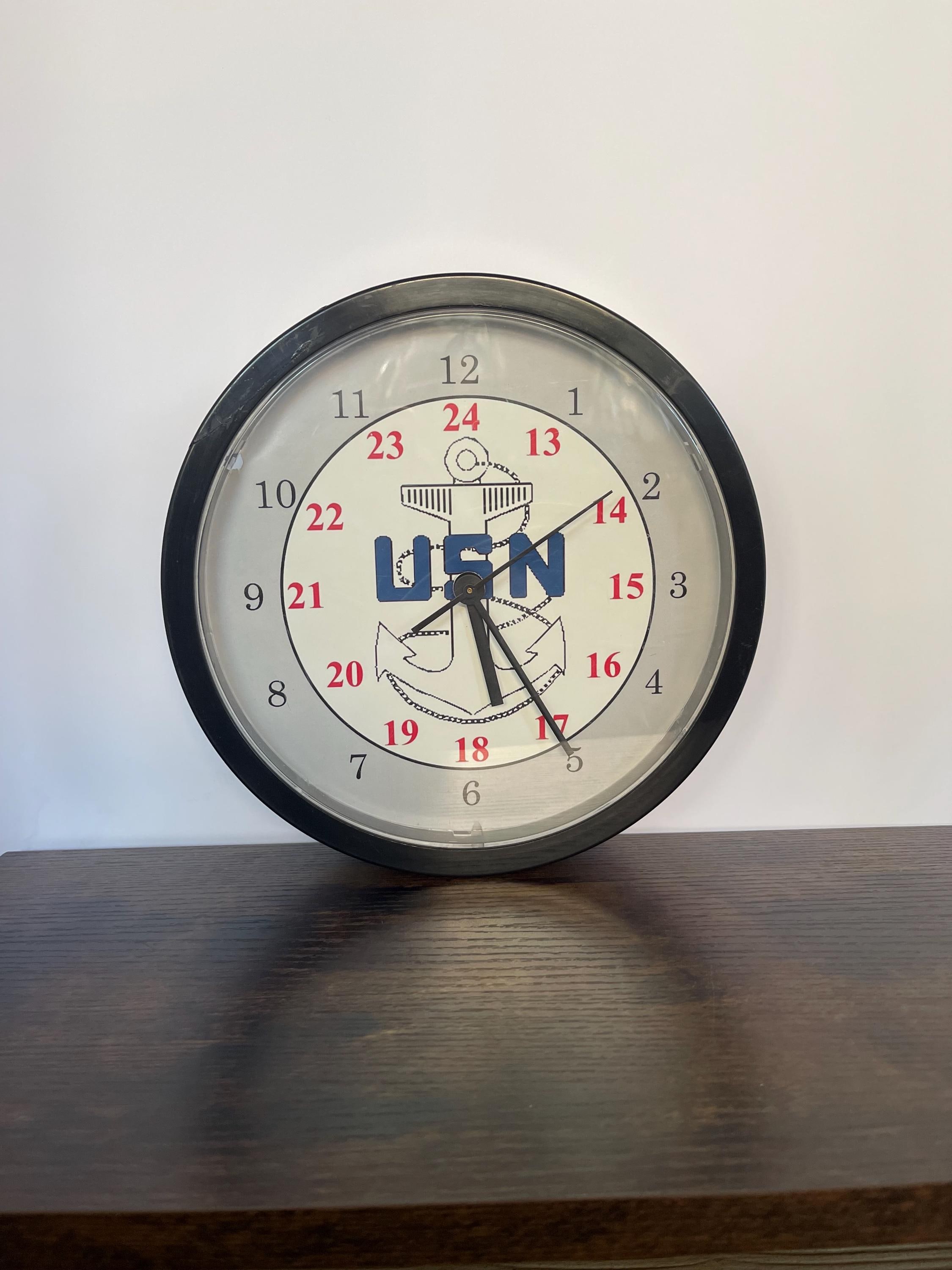 Vintage Us Navy Clock - Etsy