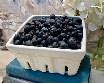 Vintage Avon Ceramic Berry Basket