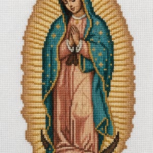 Jungfrun av Guadalupe original korsstygnsmönster - PDF & Pattern Keeper / Paradise-kompatibelt.