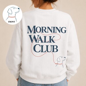 Dog Owner Sweatshirt Walking Crewneck Pet Lover Gift for Her Cozy Graphic Pullover Birthday Gift Idea Christmas Present Women Casual Top Dog Walking Apparel Pet Parent Gift Comfortable Crewneck