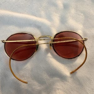 Lunettes de soleil Ray-Ban vintage B&L 1/10 12K GF Rouge/ambre avec augmentation de 1,25% image 4
