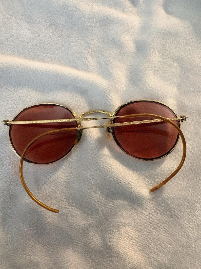 Lunettes de soleil Ray-Ban vintage B&L 1/10 12K GF Rouge/ambre avec augmentation de 1,25% image 4