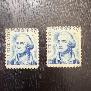 George Washington 5 Cent Stamp - Etsy