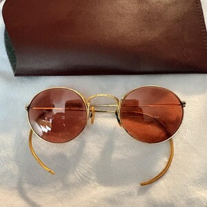 Lunettes de soleil Ray-Ban vintage B&L 1/10 12K GF Rouge/ambre avec augmentation de 1,25% image 9