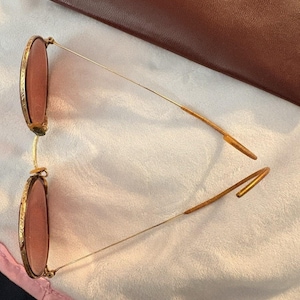 Lunettes de soleil Ray-Ban vintage B&L 1/10 12K GF Rouge/ambre avec augmentation de 1,25% image 10