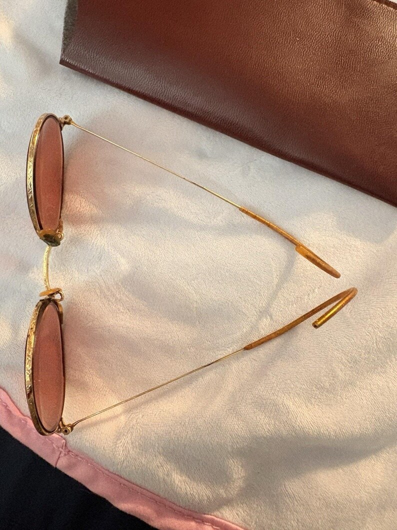 Lunettes de soleil Ray-Ban vintage B&L 1/10 12K GF Rouge/ambre avec augmentation de 1,25% image 10