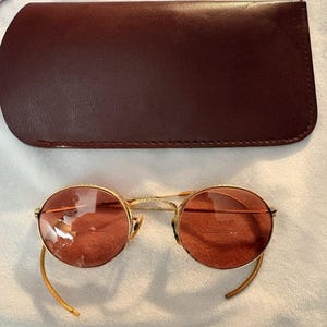 Lunettes de soleil Ray-Ban vintage B&L 1/10 12K GF Rouge/ambre avec augmentation de 1,25% image 1