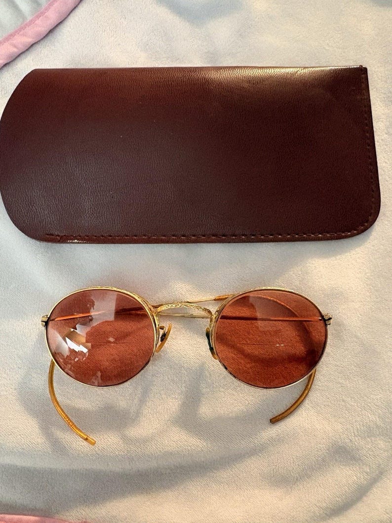 Lunettes de soleil Ray-Ban vintage B&L 1/10 12K GF Rouge/ambre avec augmentation de 1,25% image 1
