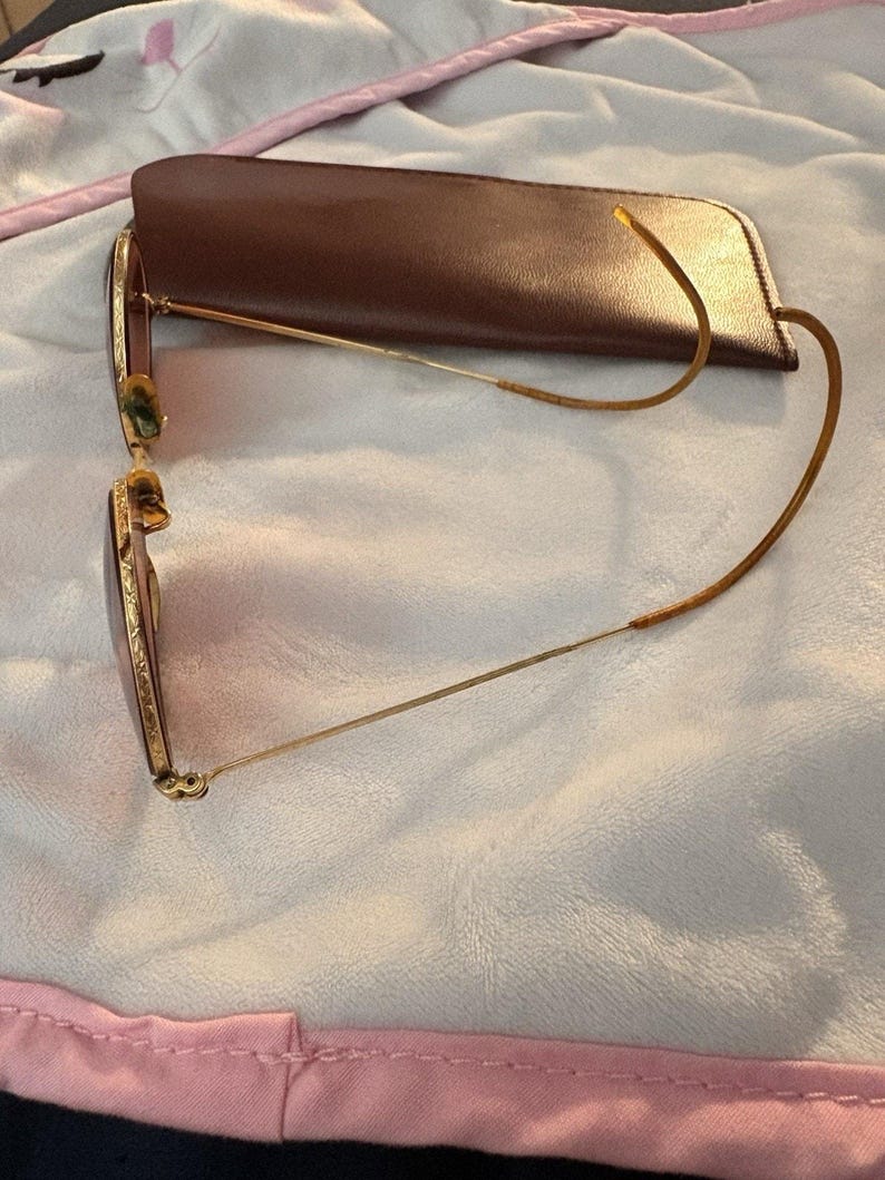 Lunettes de soleil Ray-Ban vintage B&L 1/10 12K GF Rouge/ambre avec augmentation de 1,25% image 11