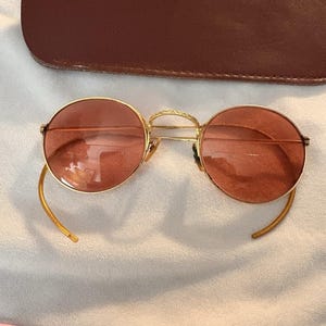 Lunettes de soleil Ray-Ban vintage B&L 1/10 12K GF Rouge/ambre avec augmentation de 1,25% image 2