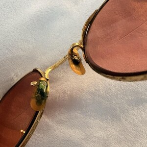 Lunettes de soleil Ray-Ban vintage B&L 1/10 12K GF Rouge/ambre avec augmentation de 1,25% image 5