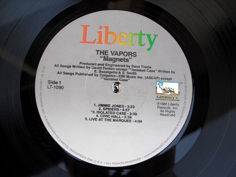The Vapors LT1090 First US PressingLP Vinyl Etsy