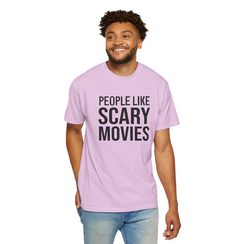 People Like Scary Movies T-Shirt | Horror Quote Tee, Halloween Shirt image 10