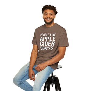 People Like Apple Cider Donuts T-shirt | Fall Typography Tee image 13