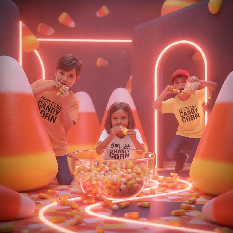 People Like Candy Corn T-Shirt | Halloween Phrase Tee zdjęcie 15