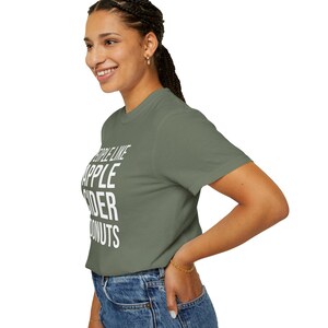 People Like Apple Cider Donuts T-shirt | Fall Typography Tee image 10