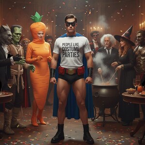 People Like Costume Parties T-Shirt | Funny Halloween Costume Party Tee