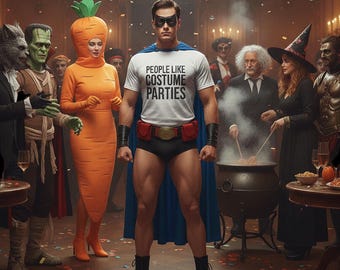People Like Costume Parties T-Shirt | Funny Halloween Costume Party Tee