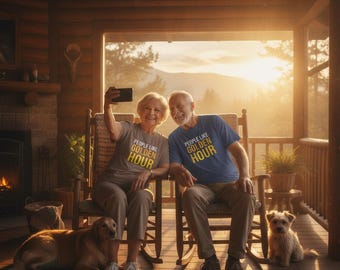 People Like Golden Hour T-Shirt | Typography Sunset Phrase Tee