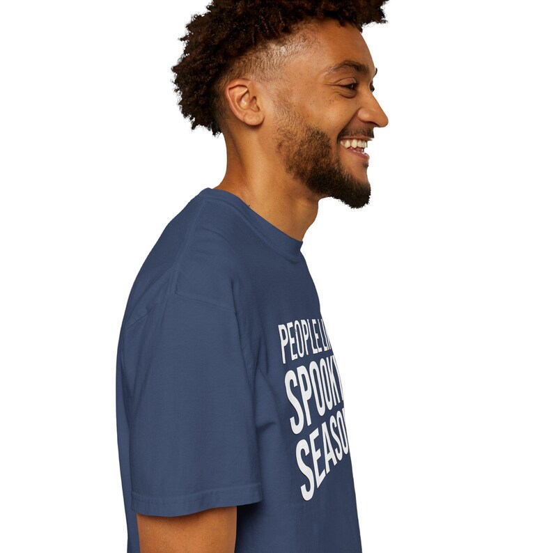 People Like Spooky Season T-Shirt | Halloween Text Tee image 11