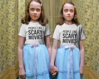 People Like Scary Movies T-Shirt | Horror Quote Tee, Halloween Shirt