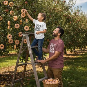 People Like Apple Cider Donuts T-shirt | Fall Typography Tee image 1