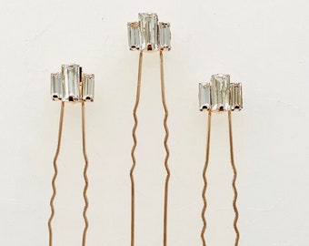 Rosita Emerald RoseGold Hairpins (3)