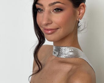 Bridal Metallic Scarf