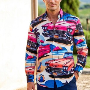 cadillac dress shirts Cadillac 80's Camp shirt