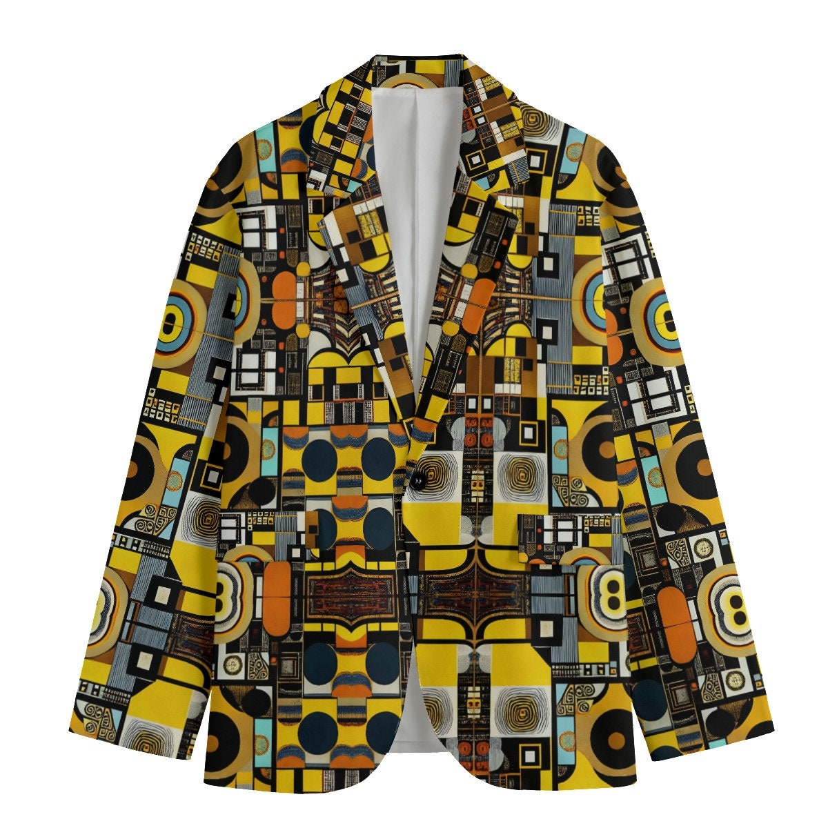 Stor uklar immunisering Mid Century Modern Gustav Klimt Blazer Cotton Suit Jacket - Etsy