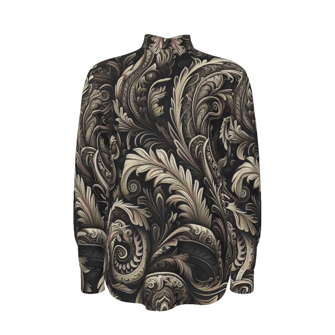 Mens Paisley Floral Oversized Co-Ords Short Sleeve
