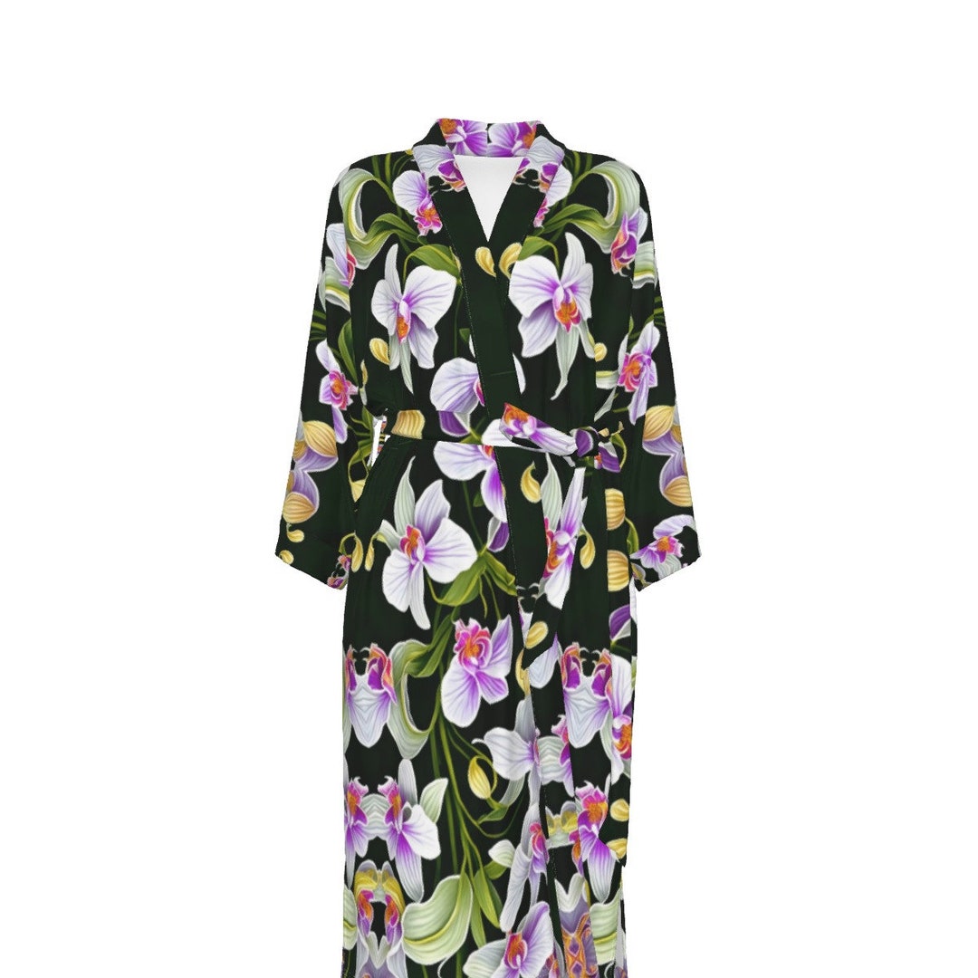 Orchid Boho Kimono Robe