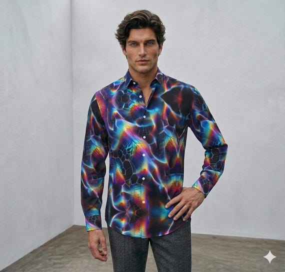 fractal dress shirts Perks and Mini - Fractal Stripe Shirt - Coco Star